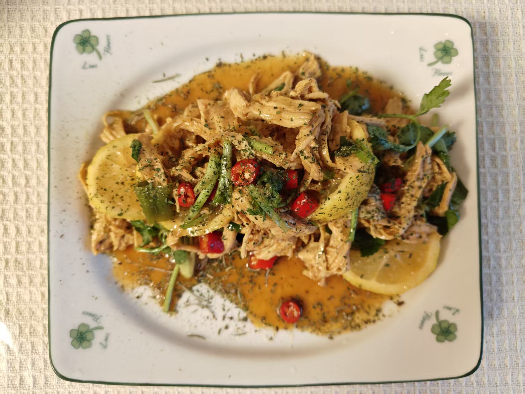 柠檬鸡丝
